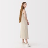 婦人　和紙混ニットノースリーブワンピース