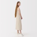 婦人　和紙混ニットノースリーブワンピース