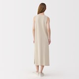 婦人　和紙混ニットノースリーブワンピース