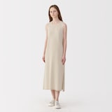 婦人　和紙混ニットノースリーブワンピース