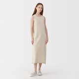 婦人　和紙混ニットノースリーブワンピース