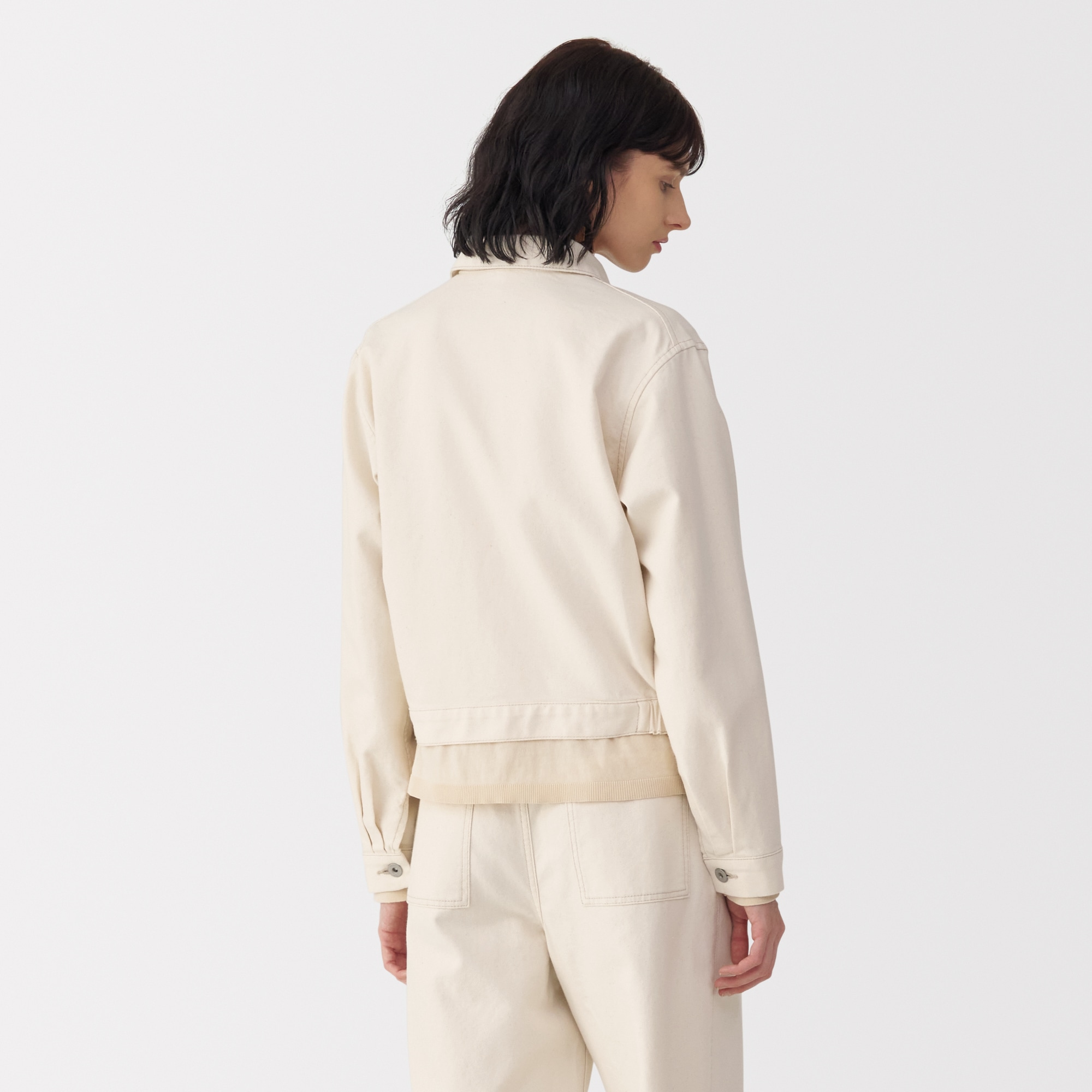 婦人 和紙混カルゼジャケット | 無印良品