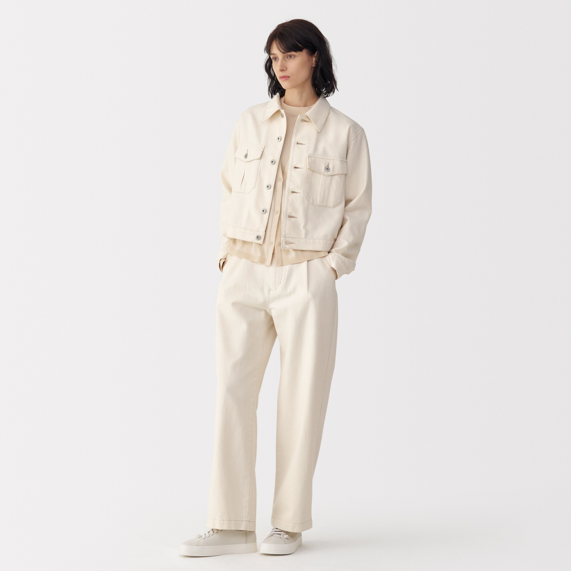 婦人　和紙混カルゼジャケット