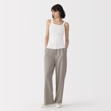 婦人　強撚コットンニットタンクトップ