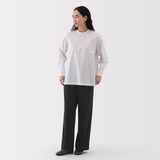 婦人　撥水　タックストレートパンツ