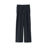 婦人　撥水　タックストレートパンツ