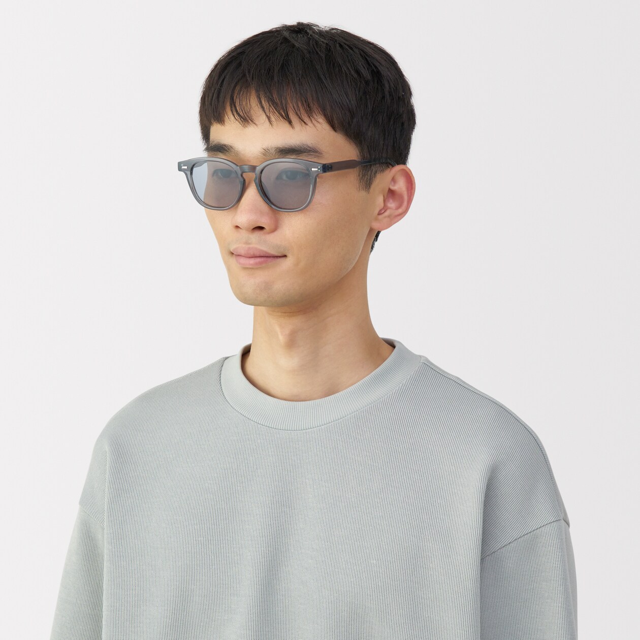【ＭＥＬ】ＵＶ４００カット　ボストン型　サングラス
