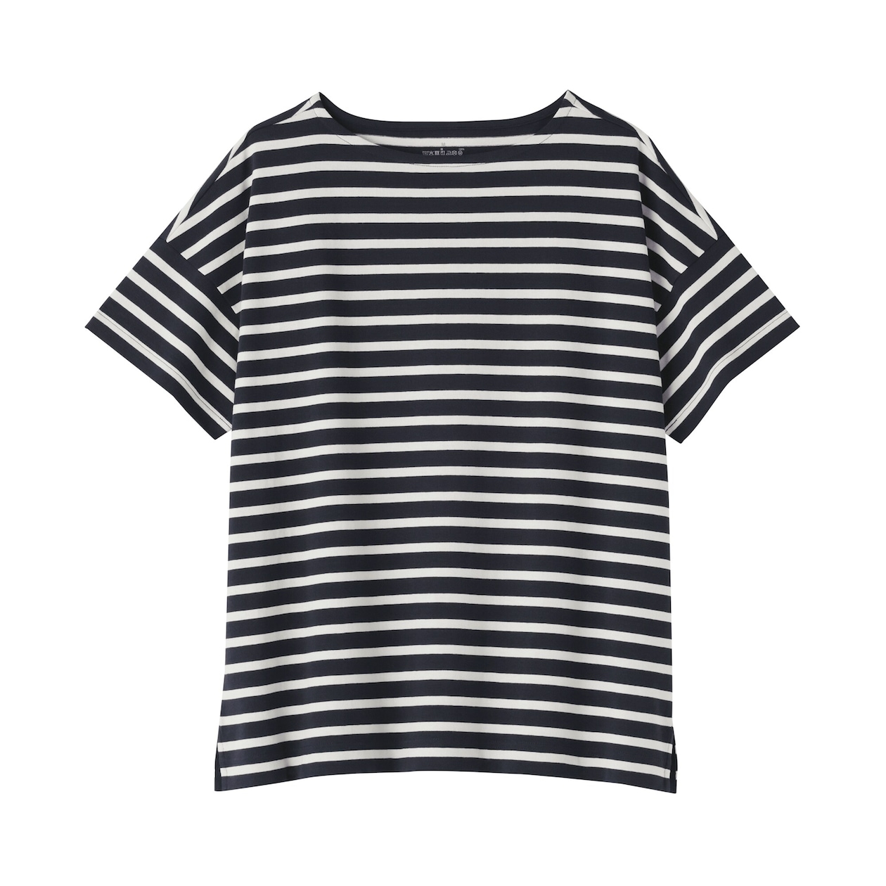 婦人　ボーダーボートネック半袖Ｔシャツ