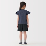 キッズ　乾きやすいＵＶカットキュロット