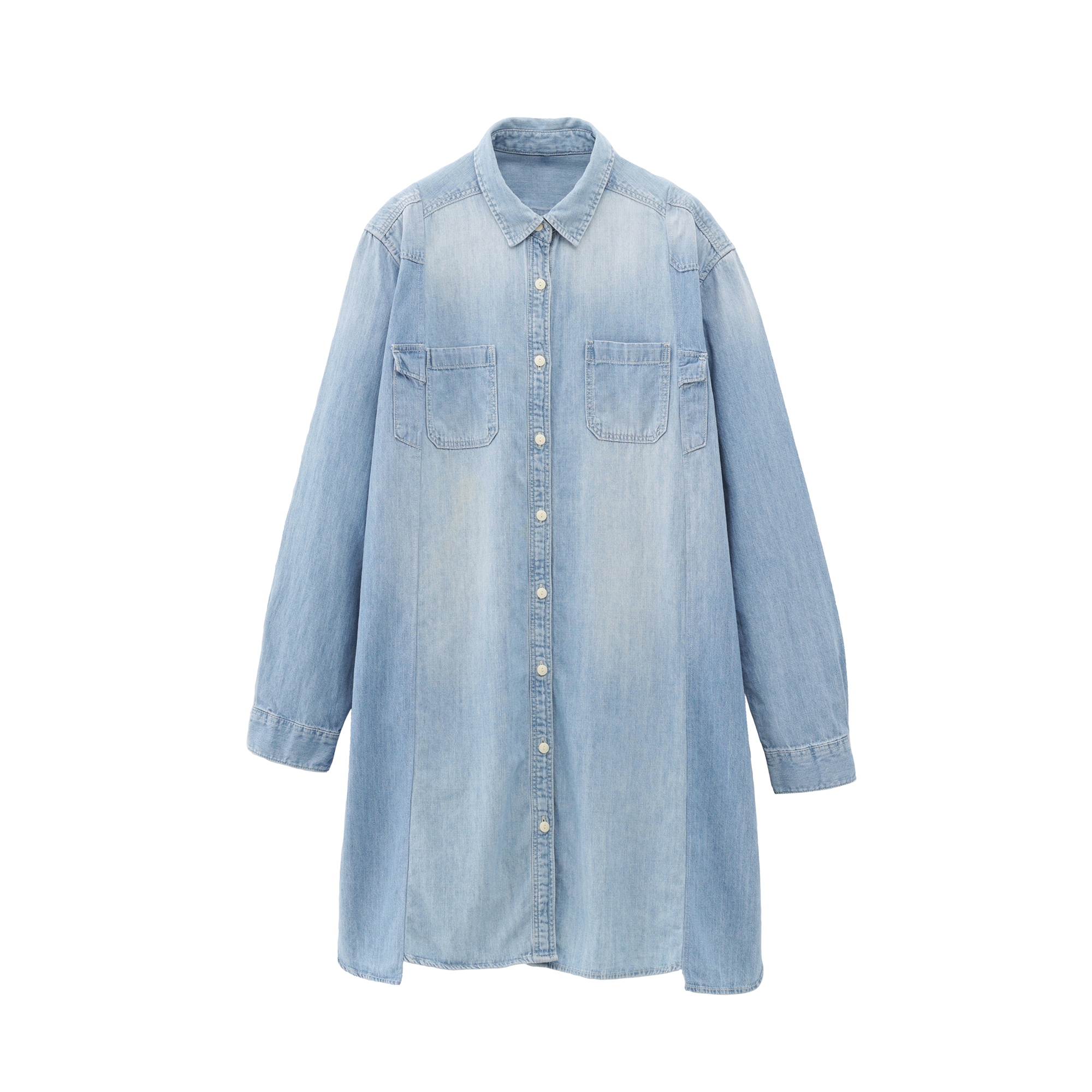 つながる服　ロングシャツ