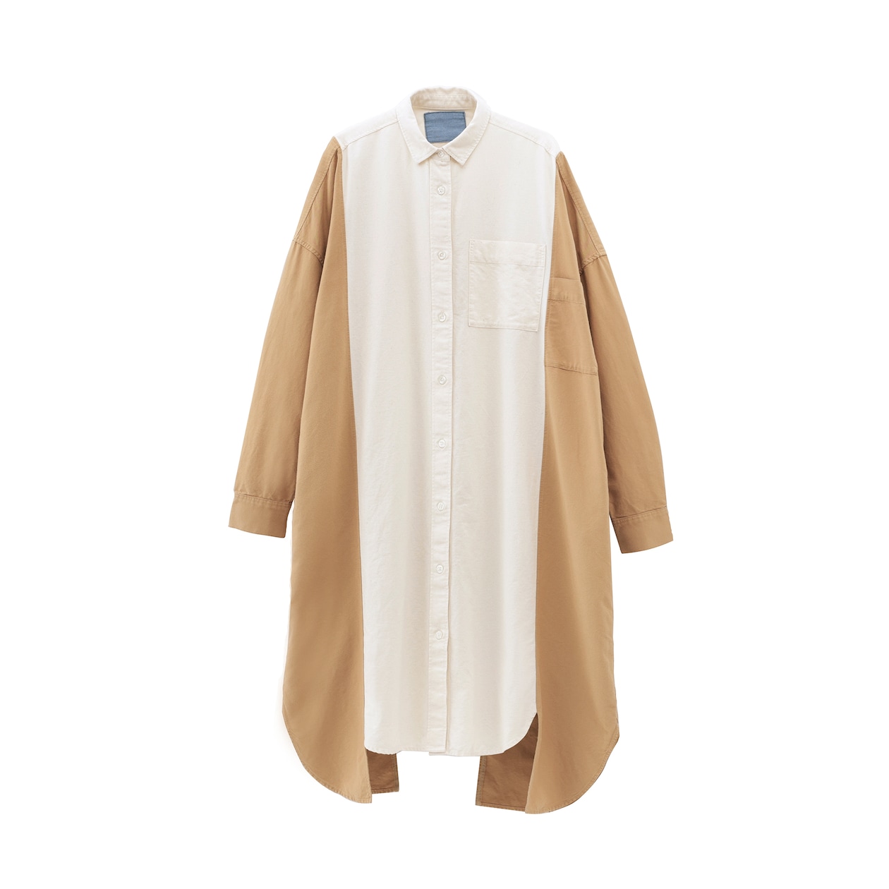 つながる服　ロングシャツ