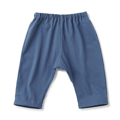 ベビー　おなかすっぽり　七分丈サルエルパンツ