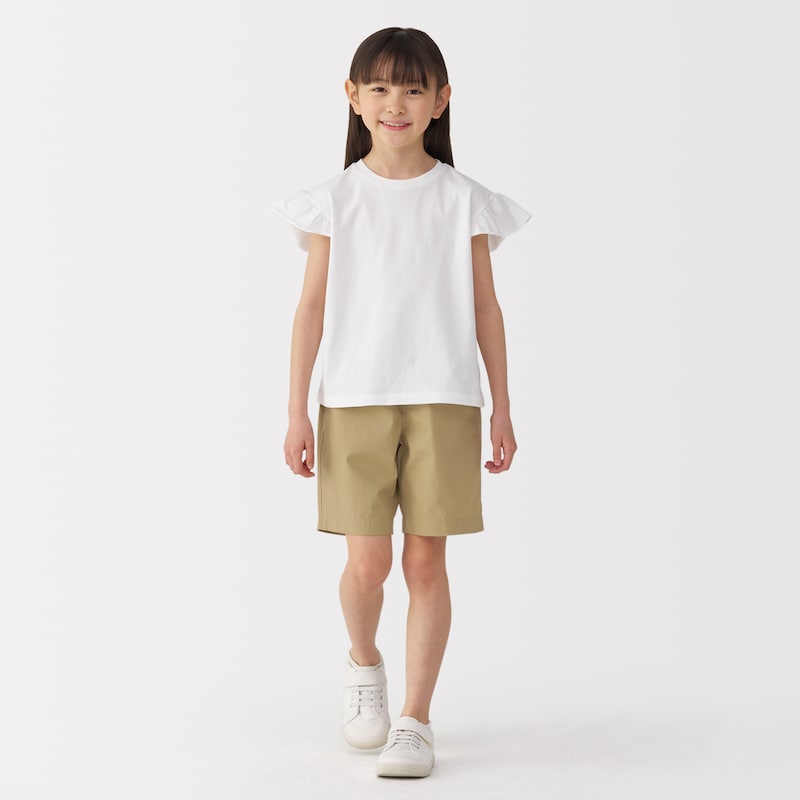 キッズ　洗いざらしブロードショートパンツ