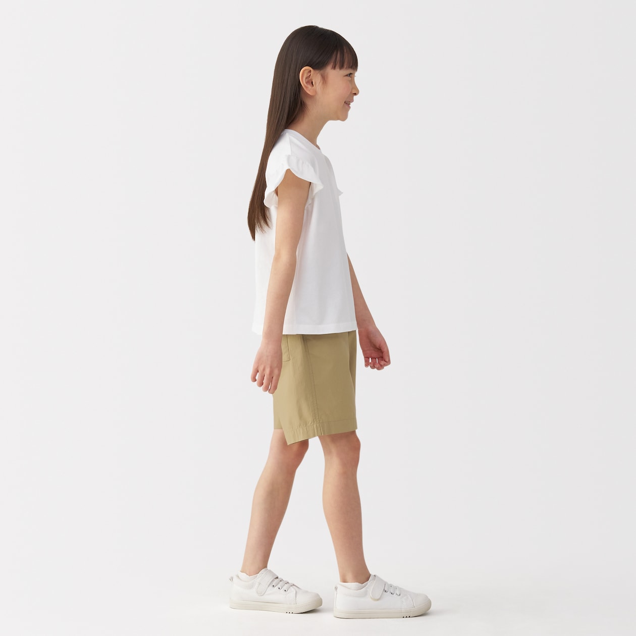 キッズ　洗いざらしブロードショートパンツ