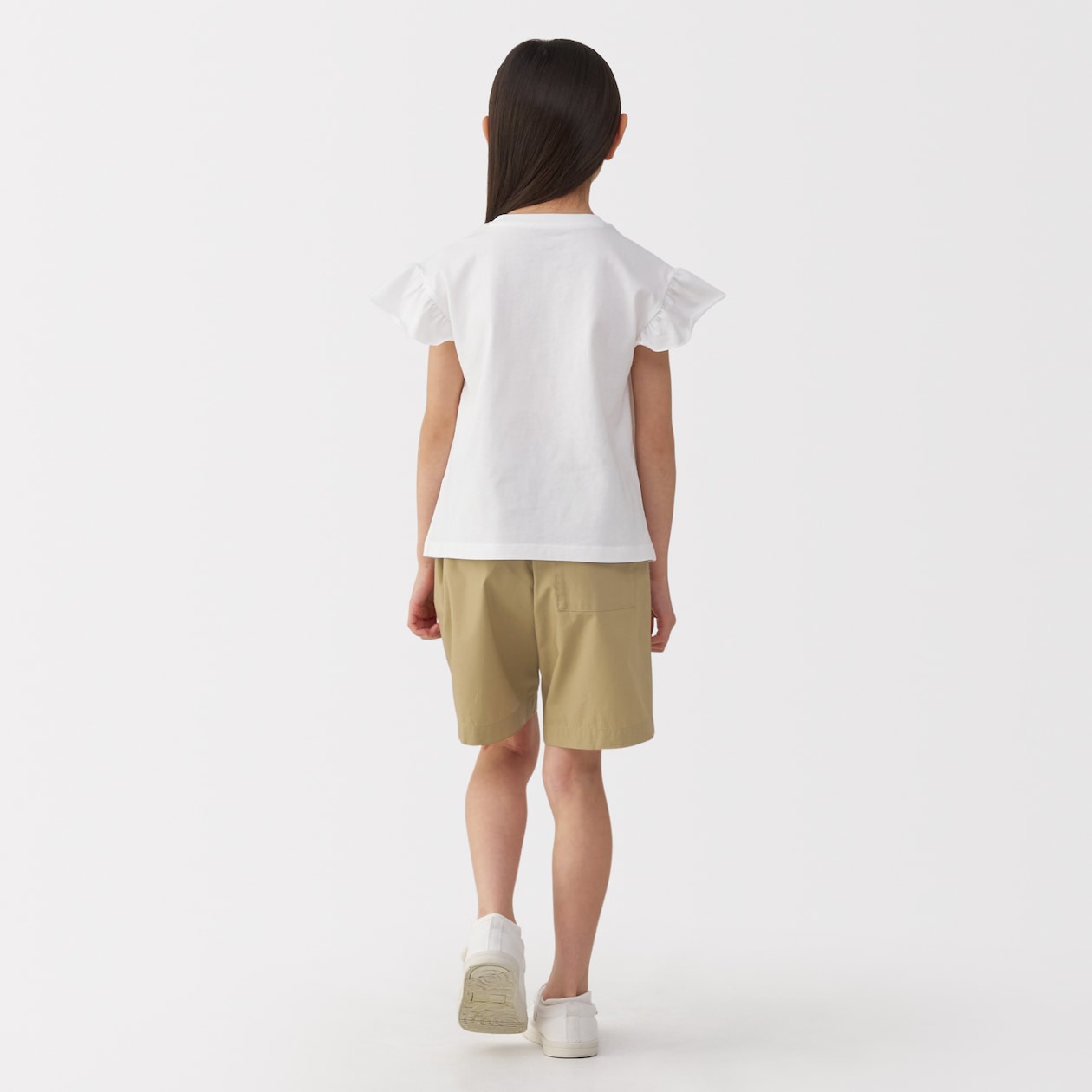 キッズ　洗いざらしブロードショートパンツ