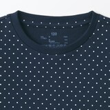 キッズ　天竺編みフリルスリーブＴシャツ