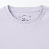 キッズ　天竺編みフリルスリーブＴシャツ