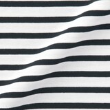 キッズ　天竺編みクルーネック半袖Ｔシャツ　ボーダー