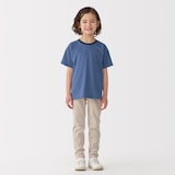 キッズ　天竺編みクルーネック半袖Ｔシャツ　ボーダー