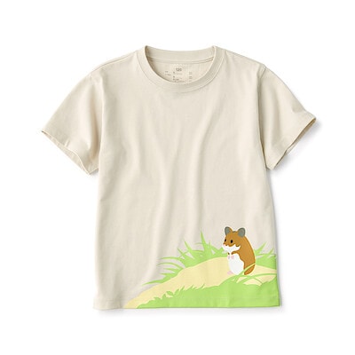 キッズ　天竺編みプリント半袖Ｔシャツ