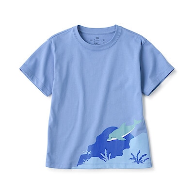 キッズ　天竺編みプリント半袖Ｔシャツ