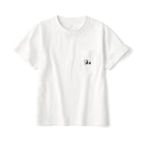 キッズ　天竺編み刺繍入りポケット半袖Ｔシャツ