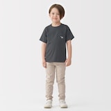 キッズ　天竺編み刺繍入りポケット半袖Ｔシャツ