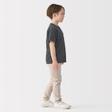 キッズ　天竺編み刺繍入りポケット半袖Ｔシャツ