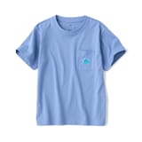 キッズ　天竺編み刺繍入りポケット半袖Ｔシャツ