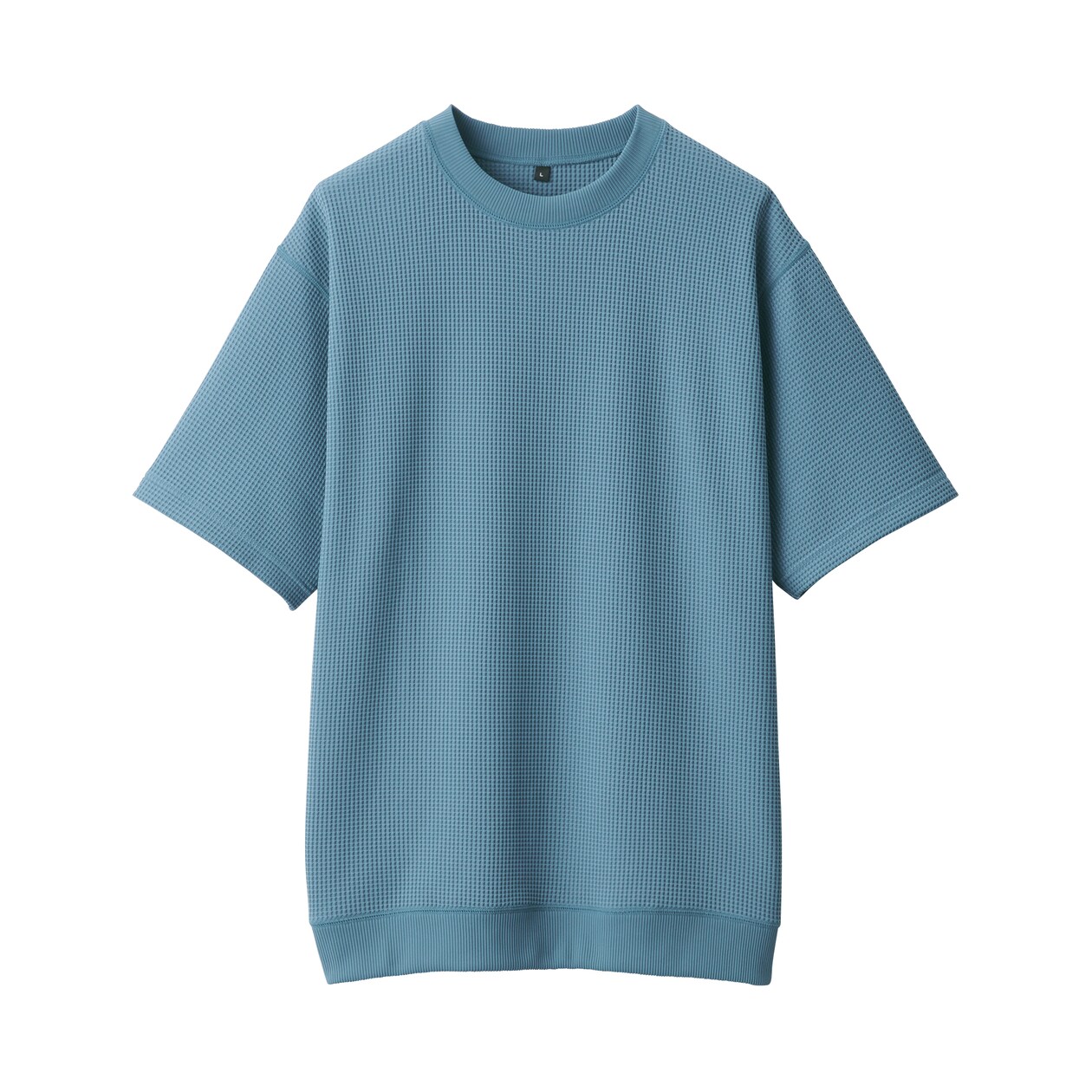 紳士　ＵＶカット乾きやすいワッフルクルーネック半袖Ｔシャツ