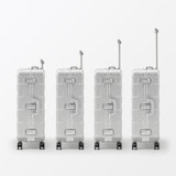 アルミハードキャリーケース６０リットル（黒）