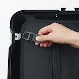 アルミハードキャリーケース３４リットル（黒）