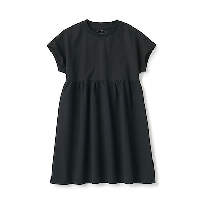 キッズ　涼感プルオーバー半袖ワンピース