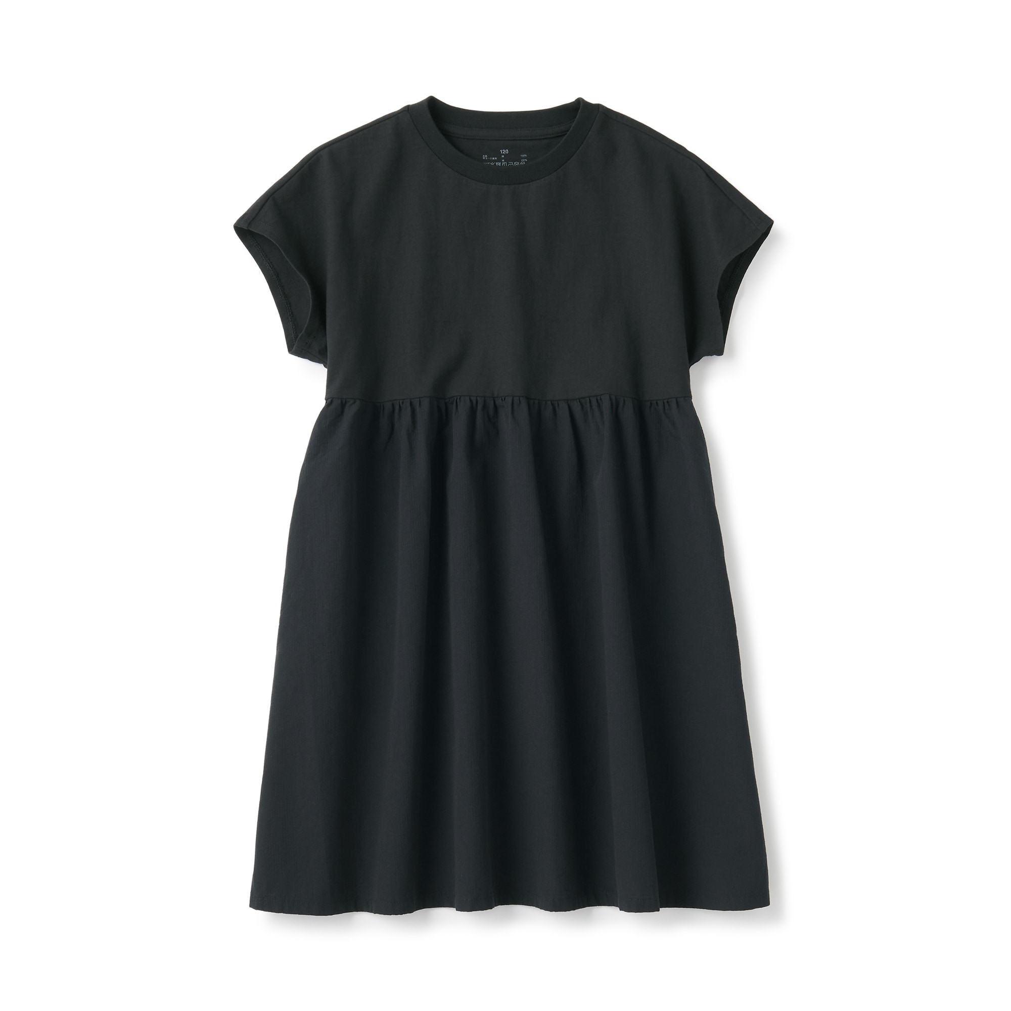 キッズ　涼感プルオーバー半袖ワンピース