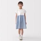 キッズ　涼感プルオーバー半袖ワンピース