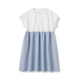 キッズ　涼感プルオーバー半袖ワンピース