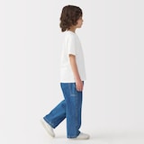 キッズ　天竺編みクルーネック半袖Ｔシャツ　無地