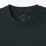 キッズ　天竺編みクルーネック半袖Ｔシャツ　無地