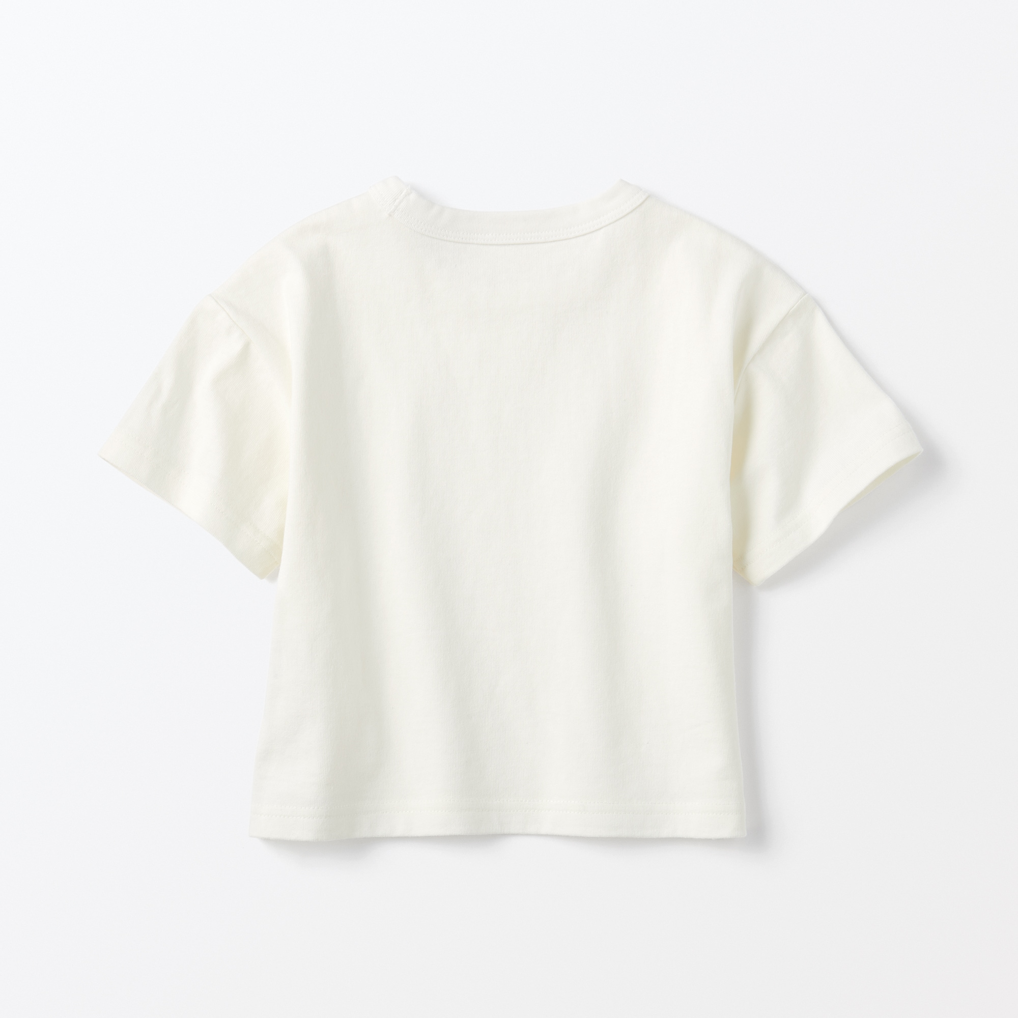 ベビー　あたまするっと　太番手クルーネック半袖Ｔシャツ