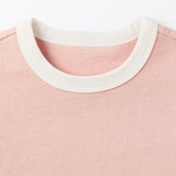 ベビー　あたまするっと　太番手クルーネック半袖Ｔシャツ