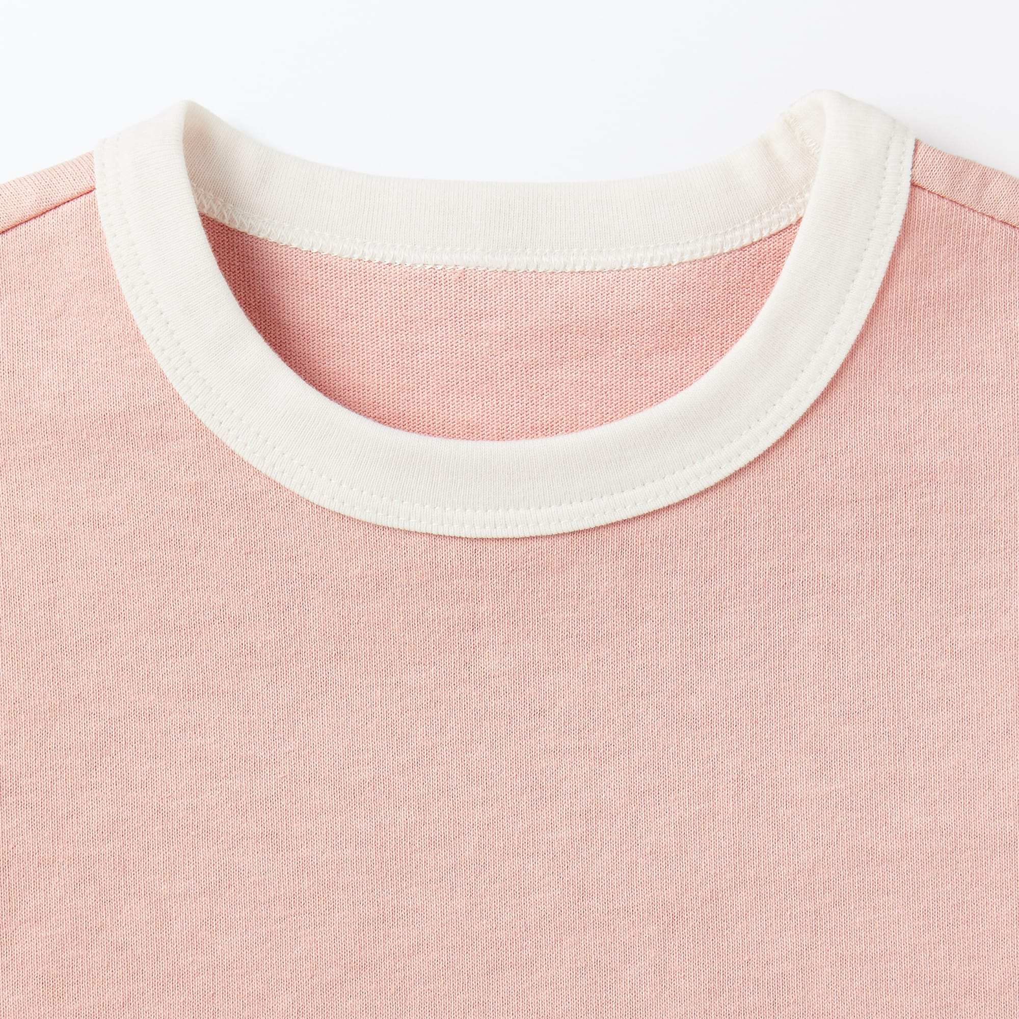 ベビー　あたまするっと　太番手クルーネック半袖Ｔシャツ