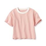 ベビー　あたまするっと　太番手クルーネック半袖Ｔシャツ