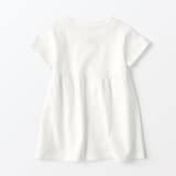 ベビー　あたまするっと　天竺編みクルーネック半袖チュニック