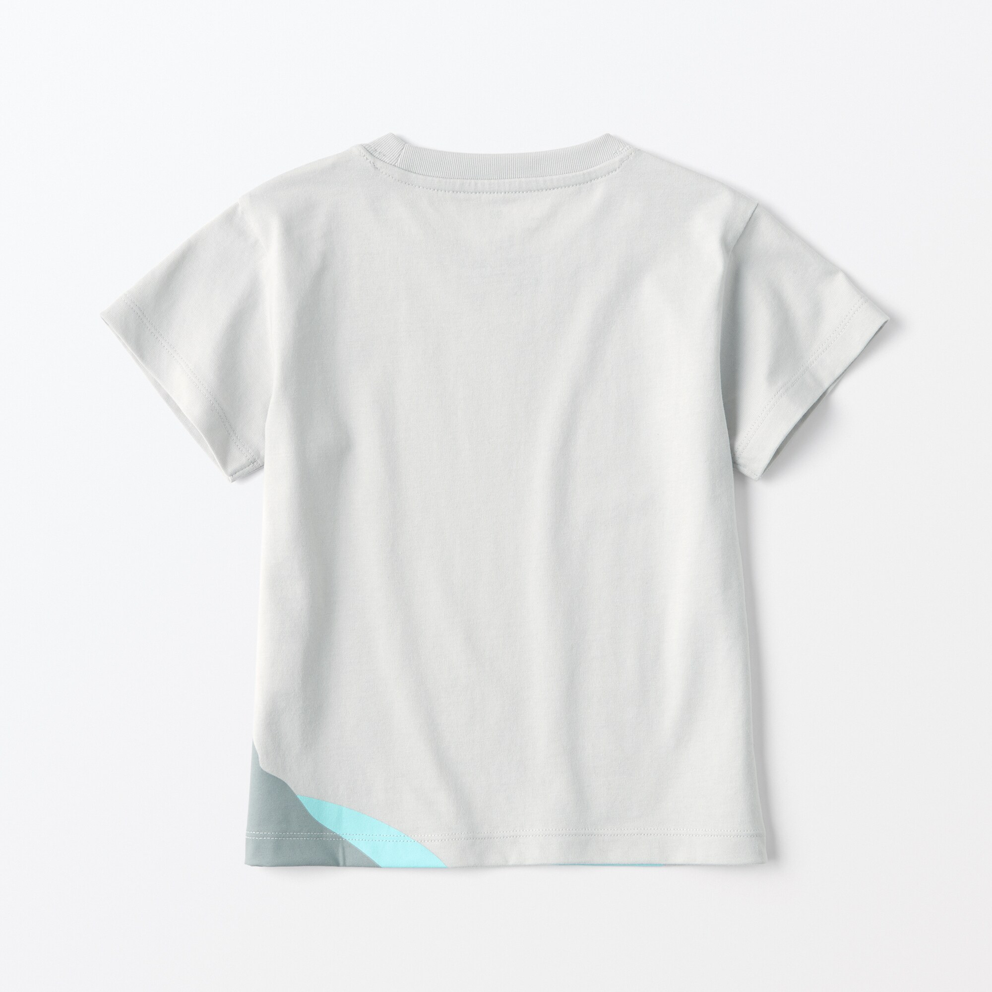 ベビー　あたまするっと　天竺編みプリント半袖Ｔシャツ