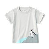 ベビー　あたまするっと　天竺編みプリント半袖Ｔシャツ