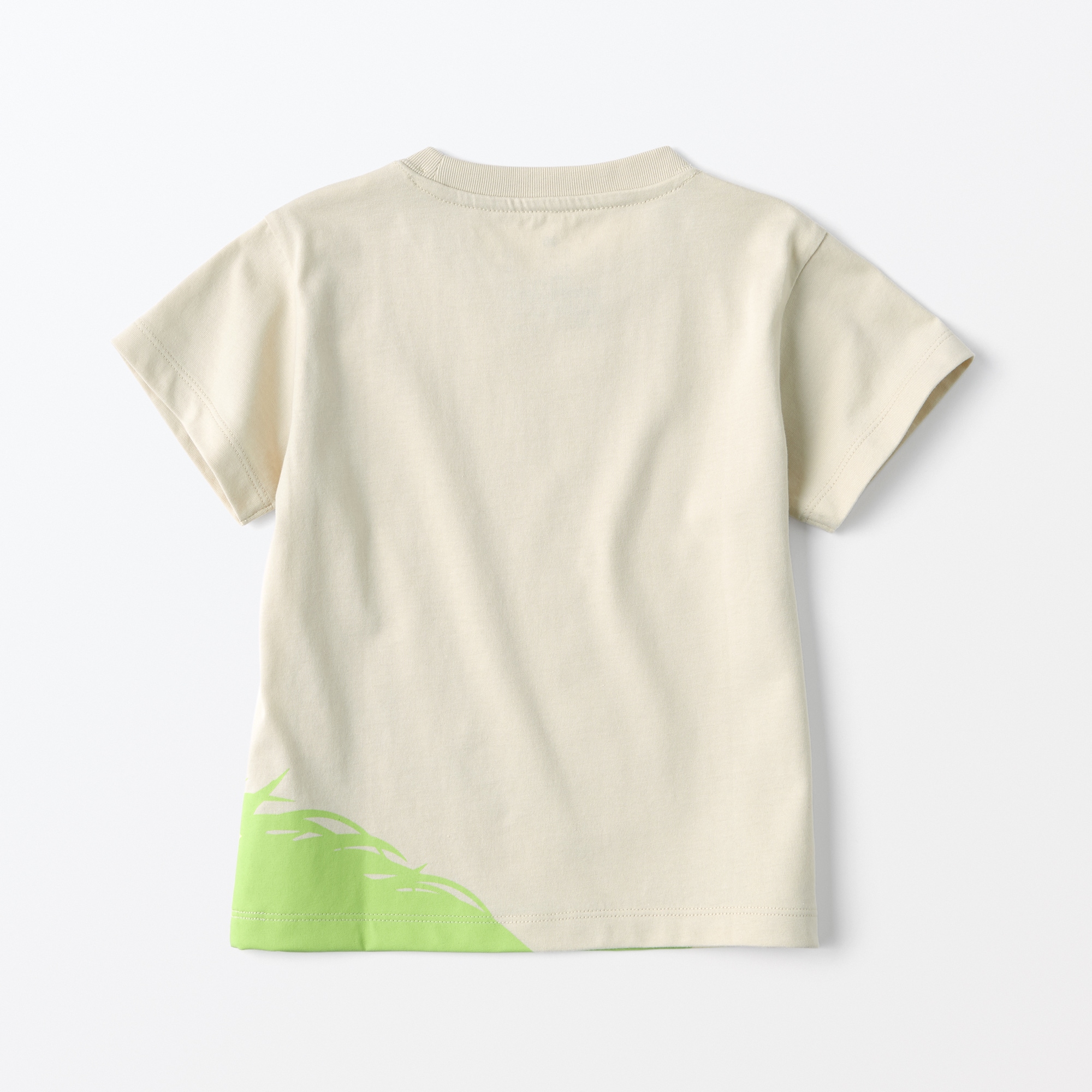 ベビー　あたまするっと　天竺編みプリント半袖Ｔシャツ