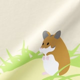 ベビー　あたまするっと　天竺編みプリント半袖Ｔシャツ