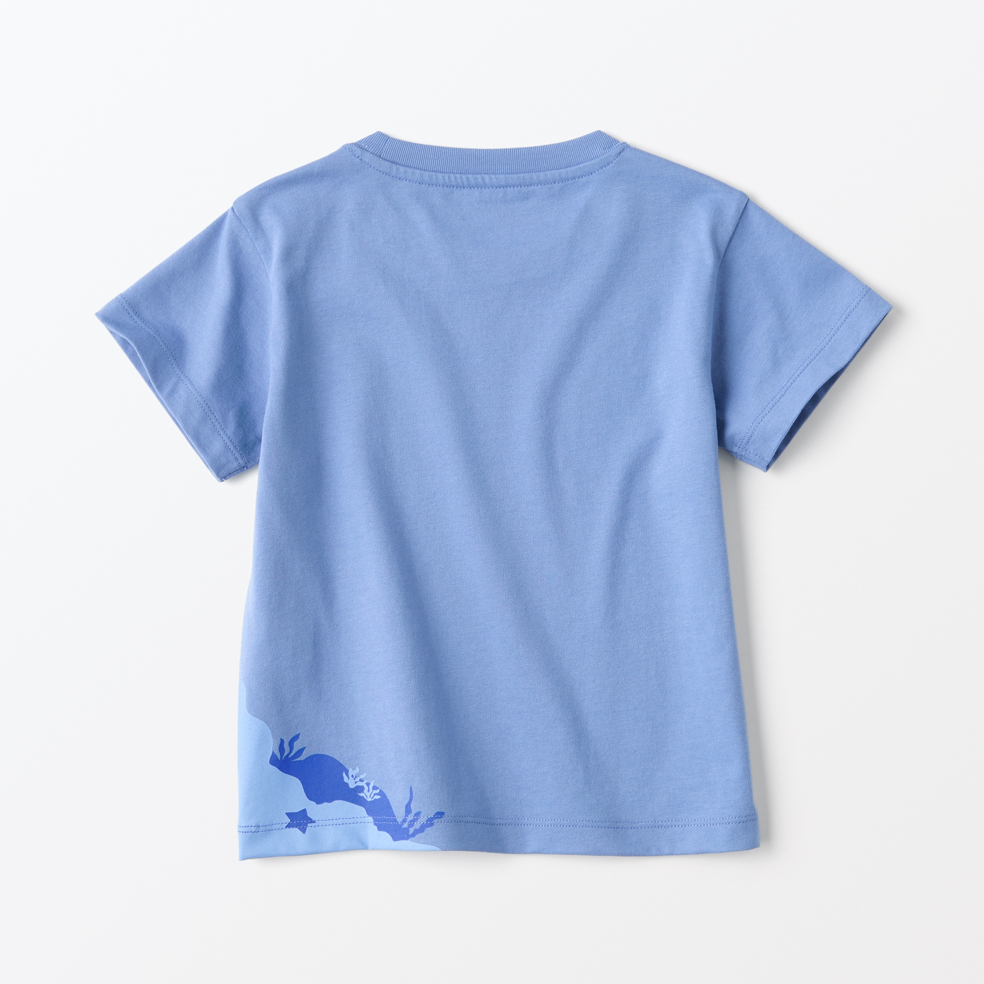 ベビー　あたまするっと　天竺編みプリント半袖Ｔシャツ