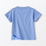 ベビー　あたまするっと　天竺編みプリント半袖Ｔシャツ