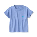 ベビー　あたまするっと　天竺編み刺繍入りポケット半袖Ｔシャツ